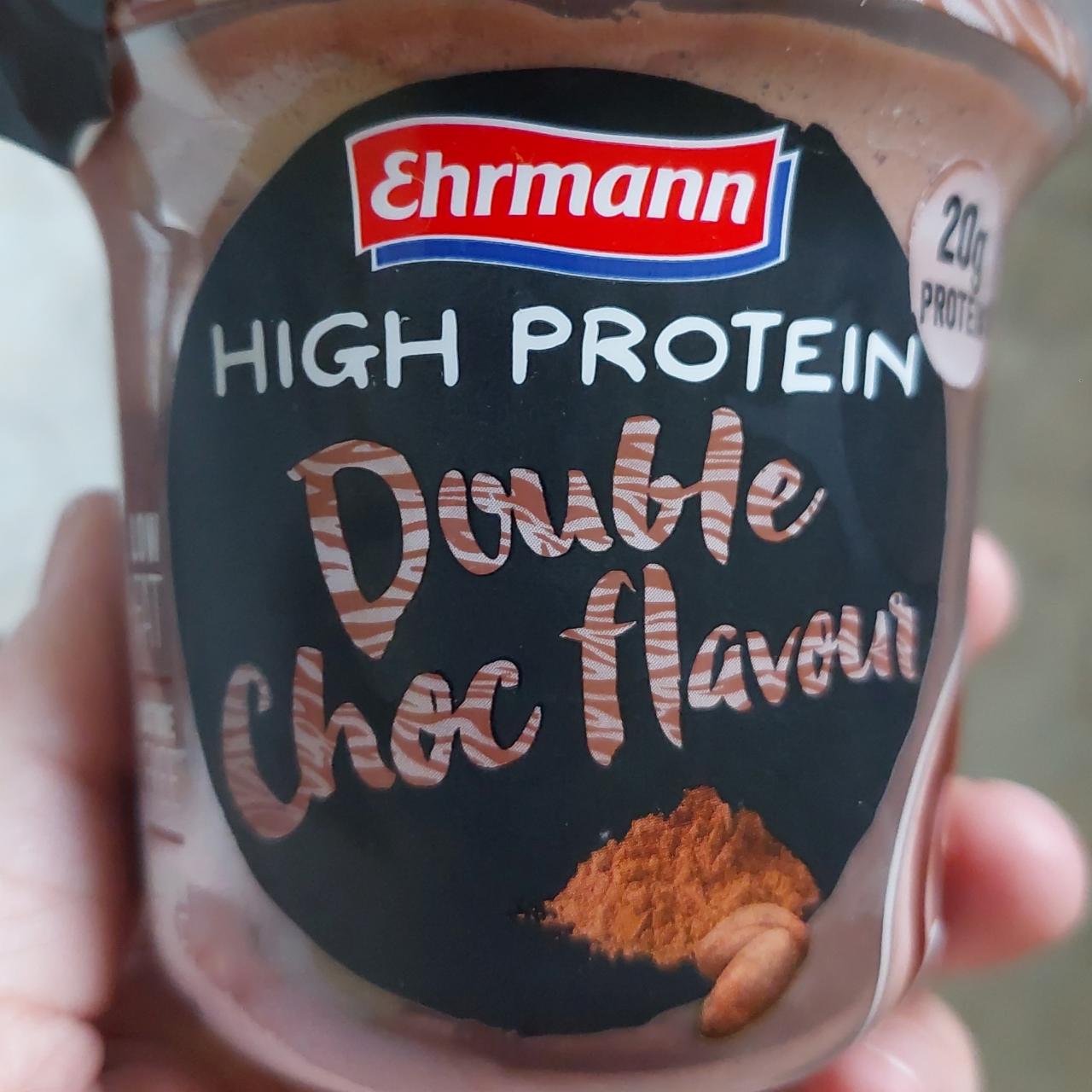 Fotografie - High protein double choc Ehrmann