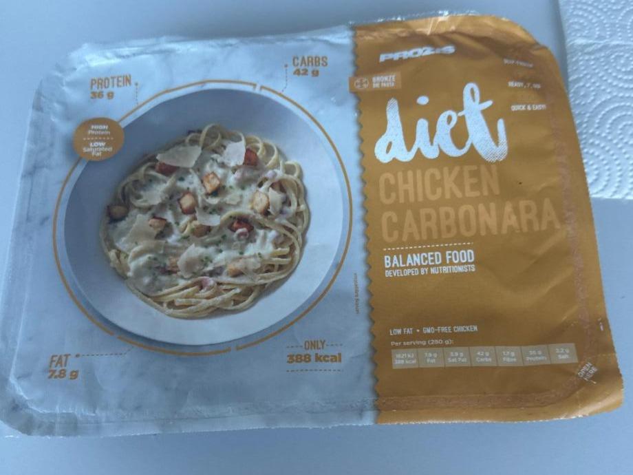 Fotografie - diet Chicken Carbonara Prozis