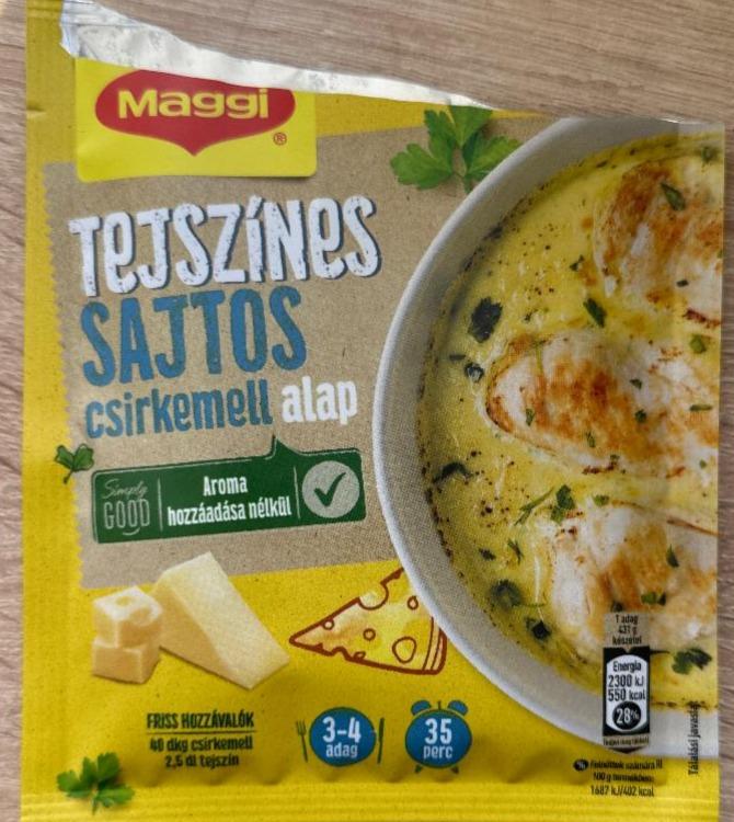 Fotografie - Tejszínes sajtos csirkemell alap Maggi