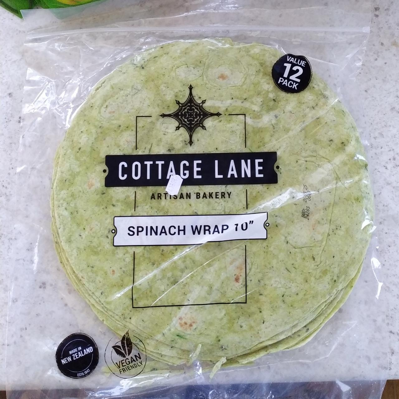 Fotografie - Spinach wrap Cottage lane