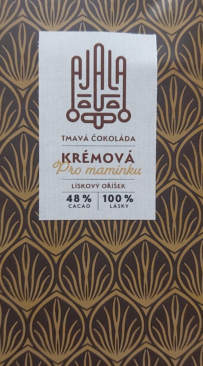 Fotografie - Tmavá čokoláda krémová Pro maminku 48% cacao Ajala