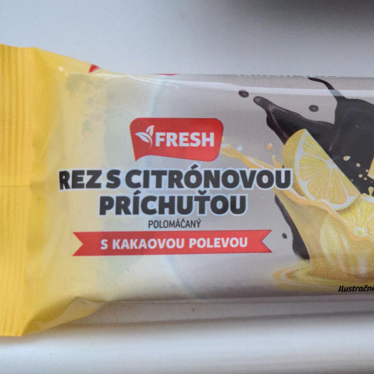 Fotografie - Rez s citrónovou príchuťou polomáčaný s kakaovou polevou Fresh