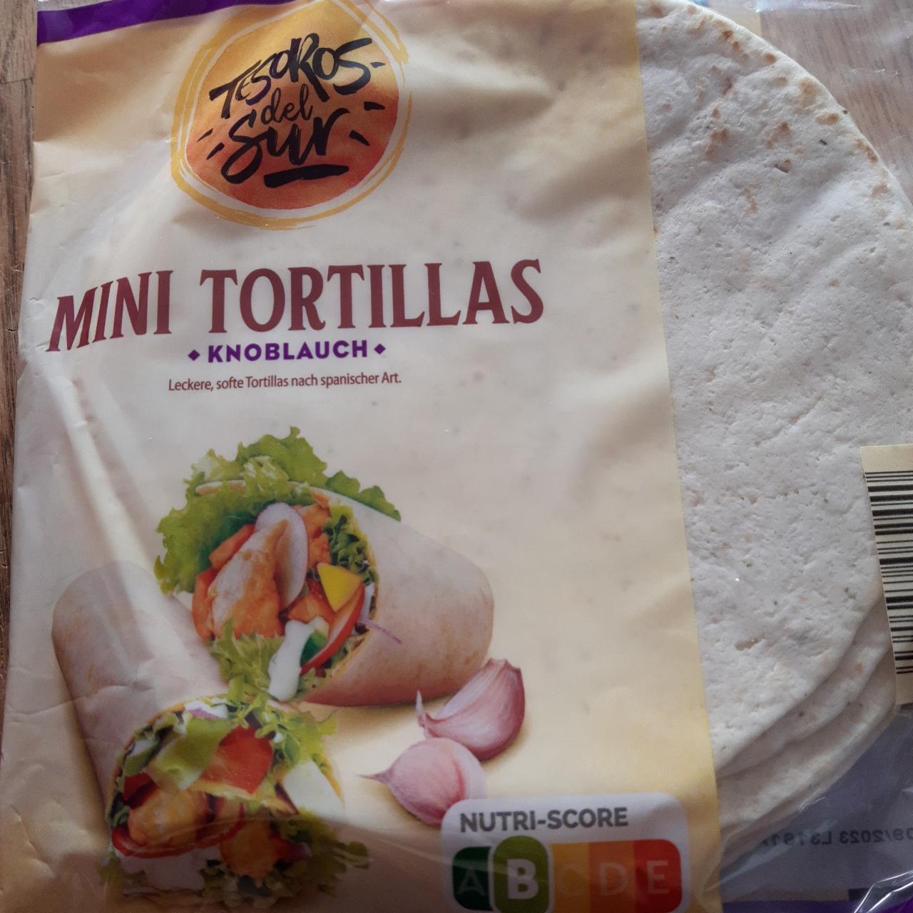 Fotografie - Mini Tortillas Knoblauch Tesoros del Sur