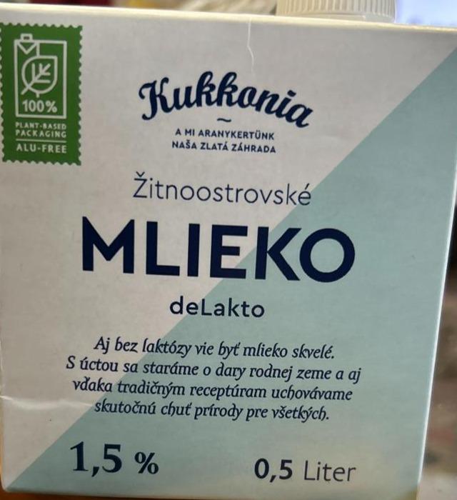 Fotografie - Mlieko Tej deLakto 1,5% Kukkonia