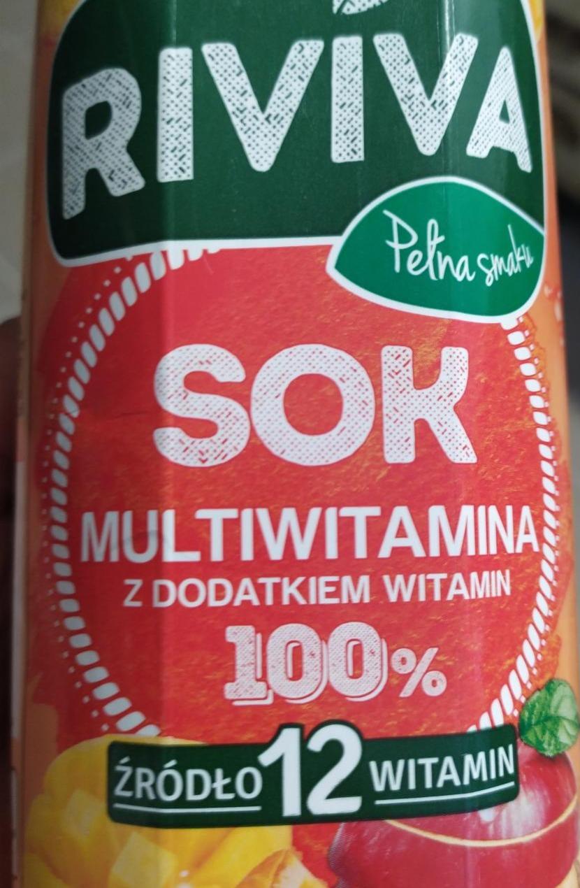 Fotografie - Sok Multiwitamina 100% Riviva