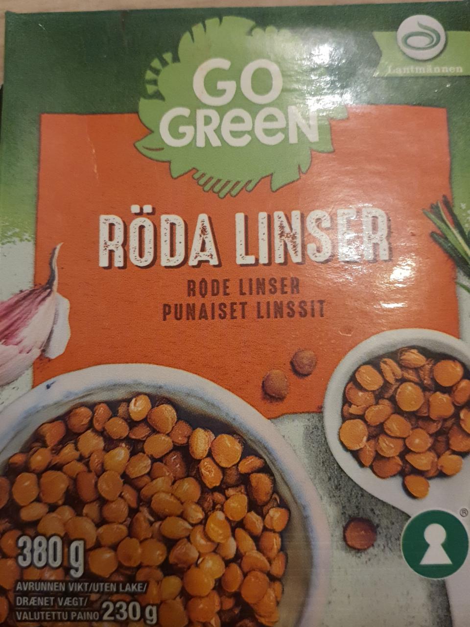 Fotografie - Röda Linser čočka Go Green