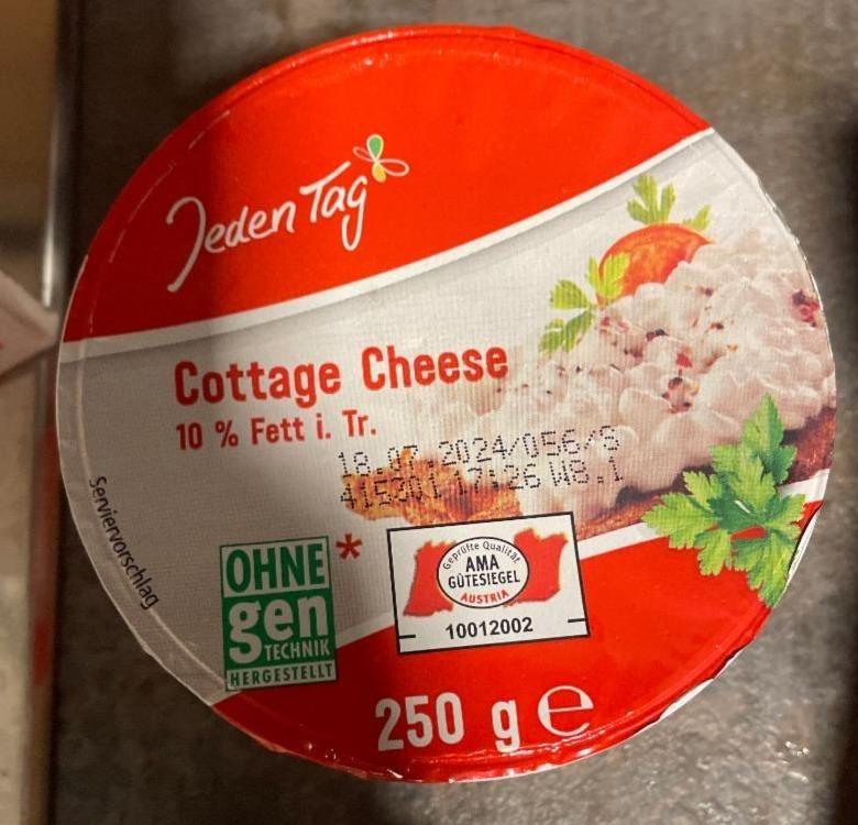 Fotografie - Cottage Cheese 10% Fett Jeden Tag