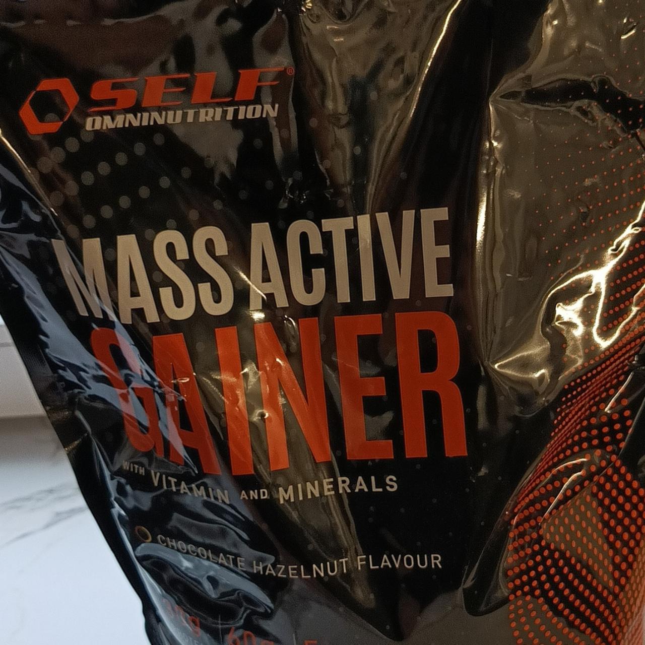 Fotografie - Mass Active Gainer Chocolate Hazelnut Self Omninutrition