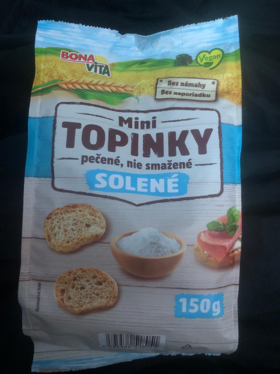 Fotografie - Mini Topinky pečené, nie smažené solené Bonavita