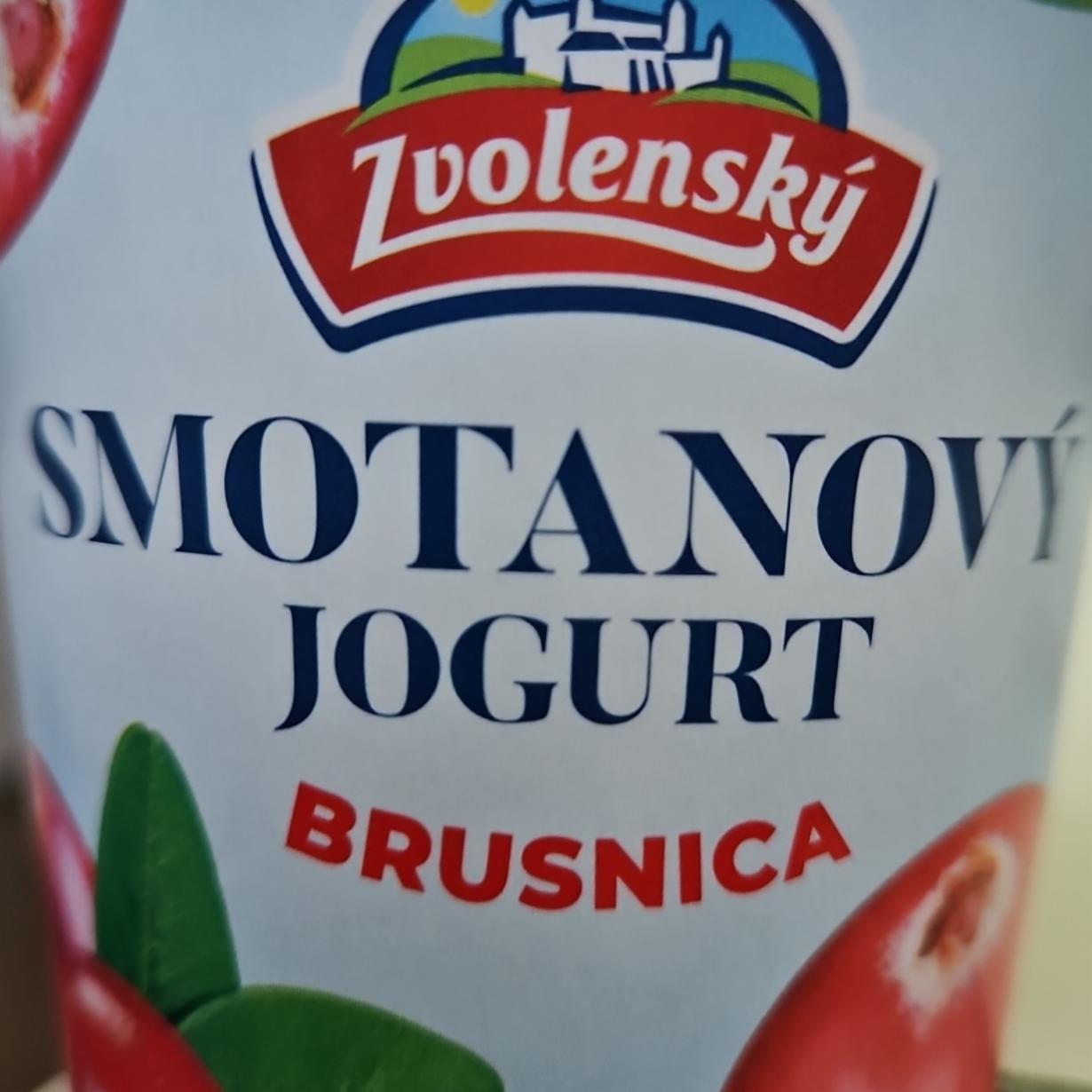 Fotografie - Smotanový jogurt Brusnica Zvolenský