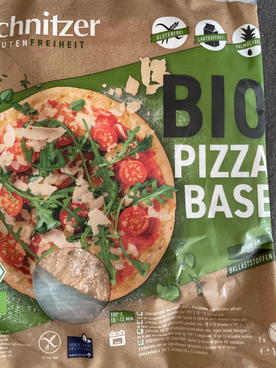 Fotografie - BIO pizza base Schnitzer