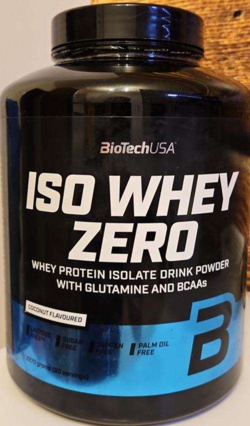 Fotografie - Iso whey zero coconut BioTechUSA