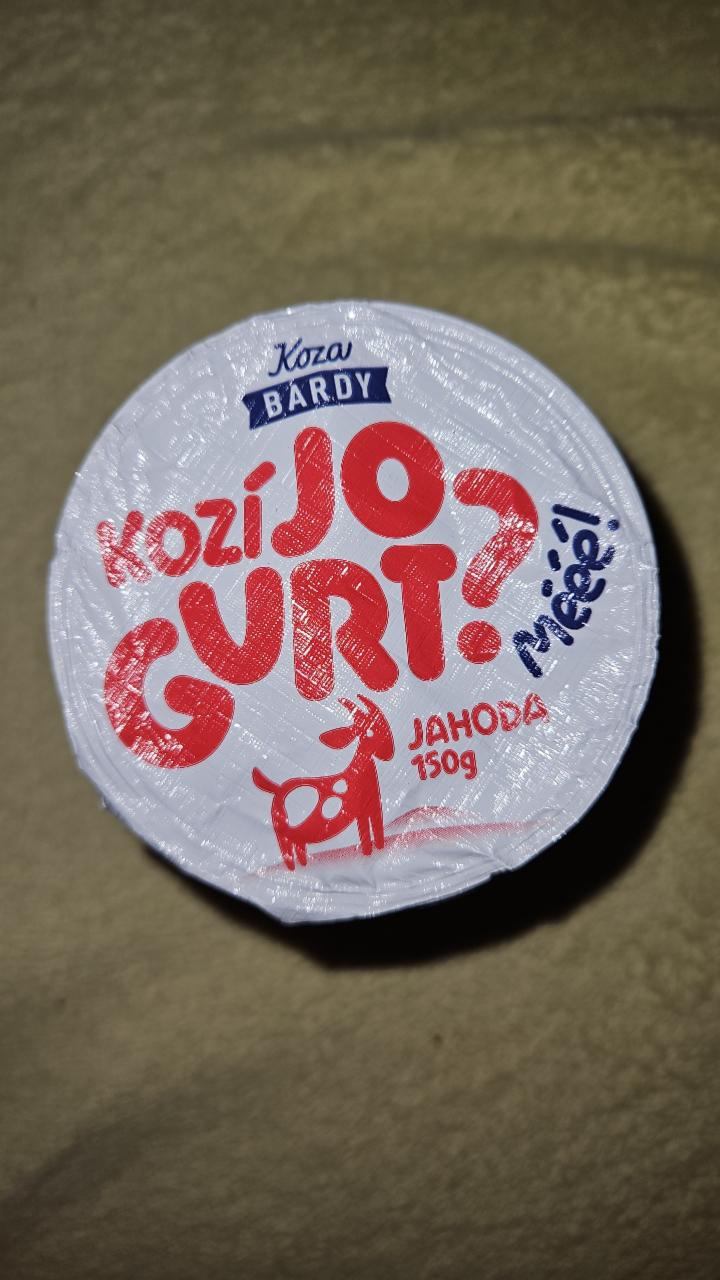 Fotografie - Kozí jogurt jahodový Farma Bardy