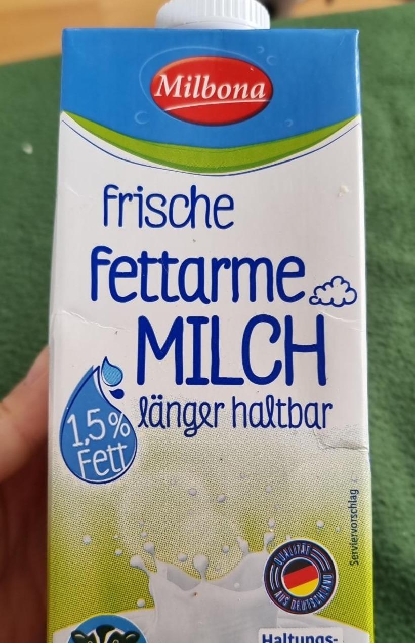 Fotografie - Frische fettarme milch 1,5 % Fett Milbona