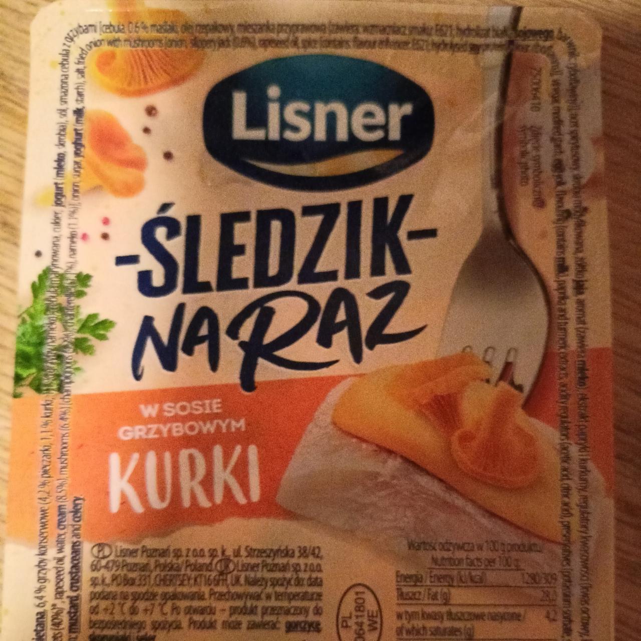 Fotografie - Śledzik na Raz w sosie grzybowym Kurki Lisner