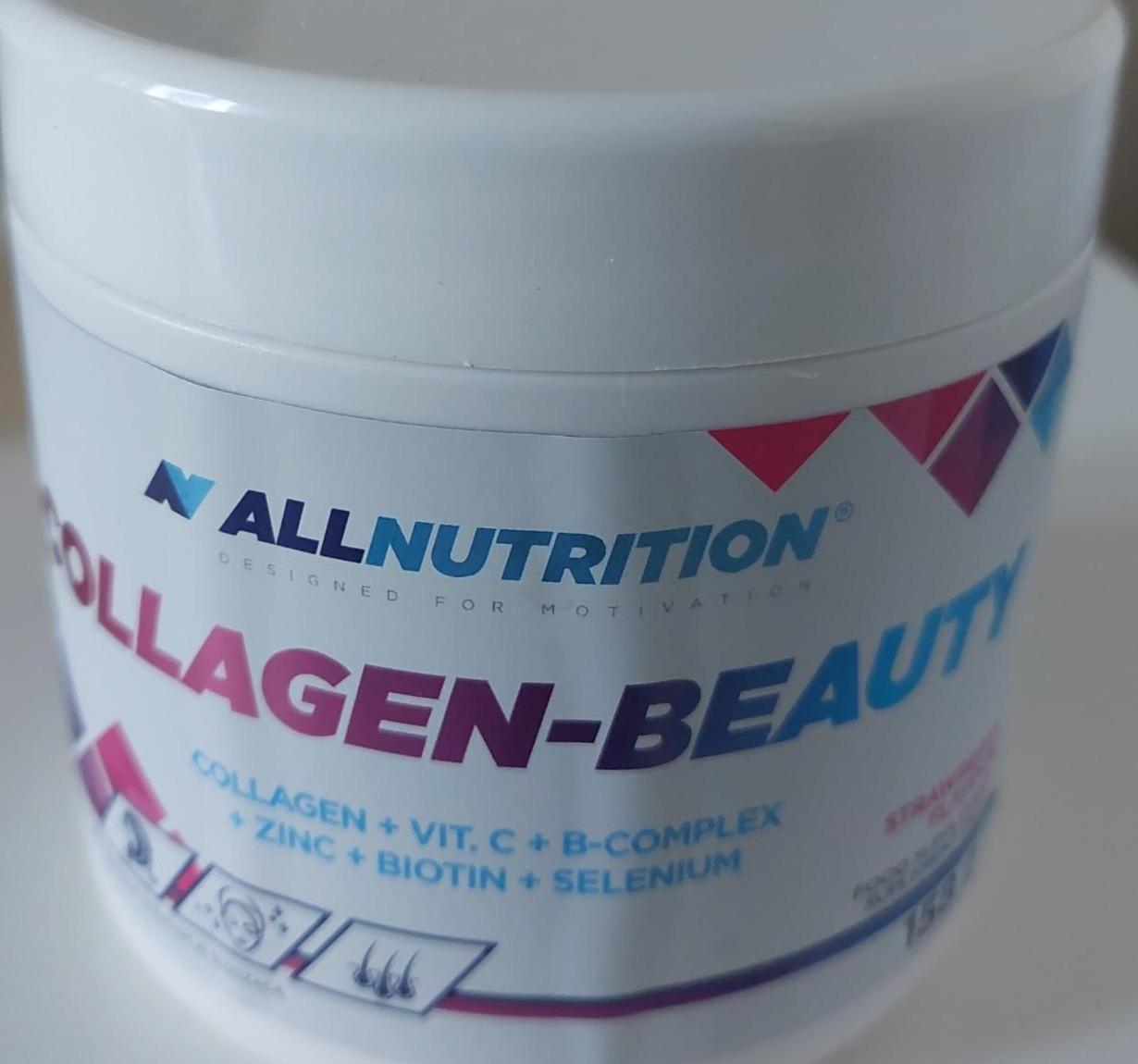 Fotografie - Collagen-beauty strawberry-rhubarb flavour Allnutrition