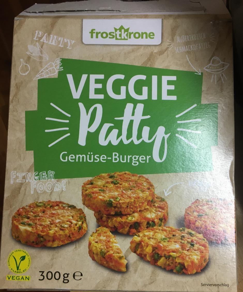 Fotografie - Veggie Patty Gemüse-Burger Frostkrone