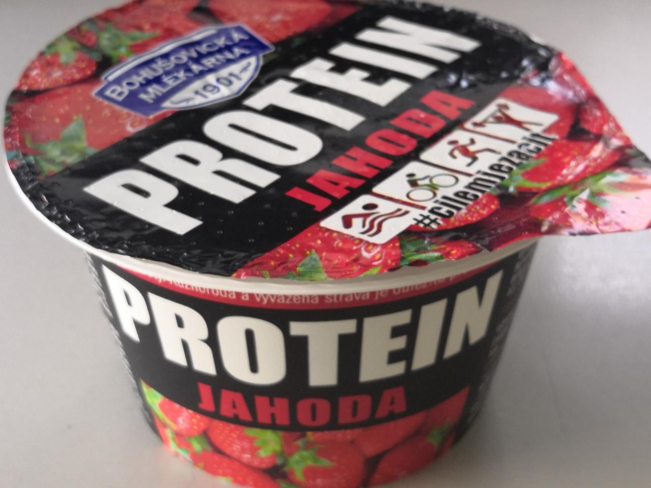 Fotografie - Protein 14g Jahoda Bohušovická mlékárna