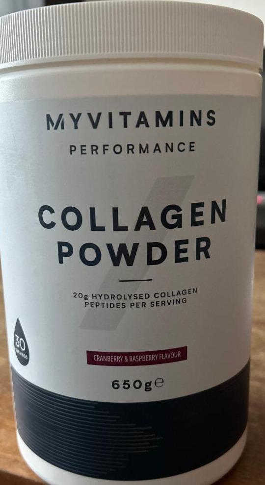 Fotografie - Collagen powder Cranberry & Raspberry flavour MyVitamins