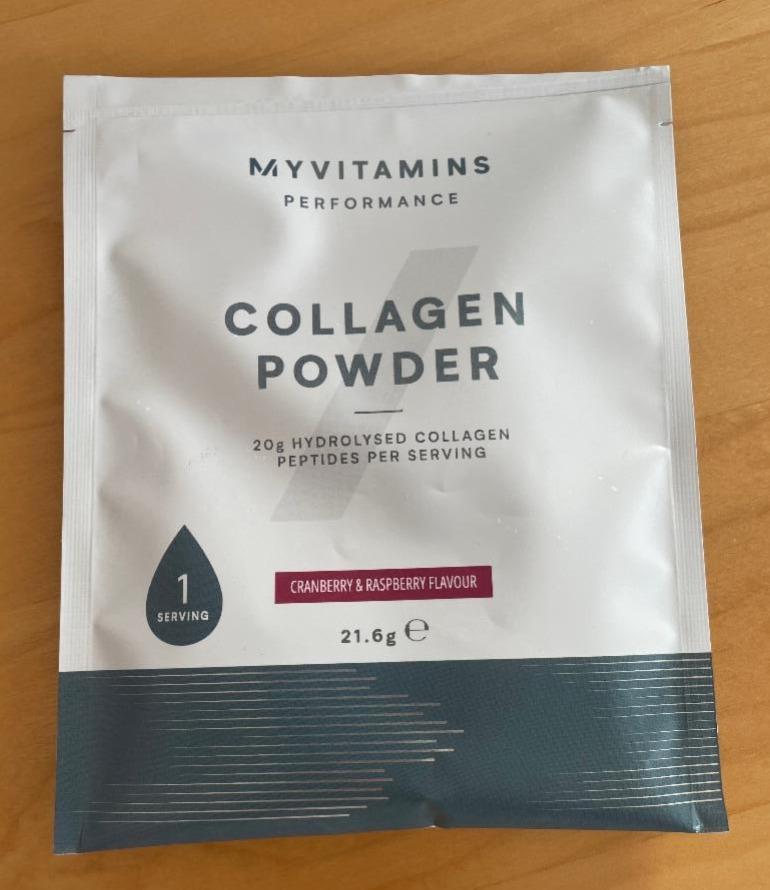 Fotografie - Collagen powder Cranberry & Raspberry flavour MyVitamins