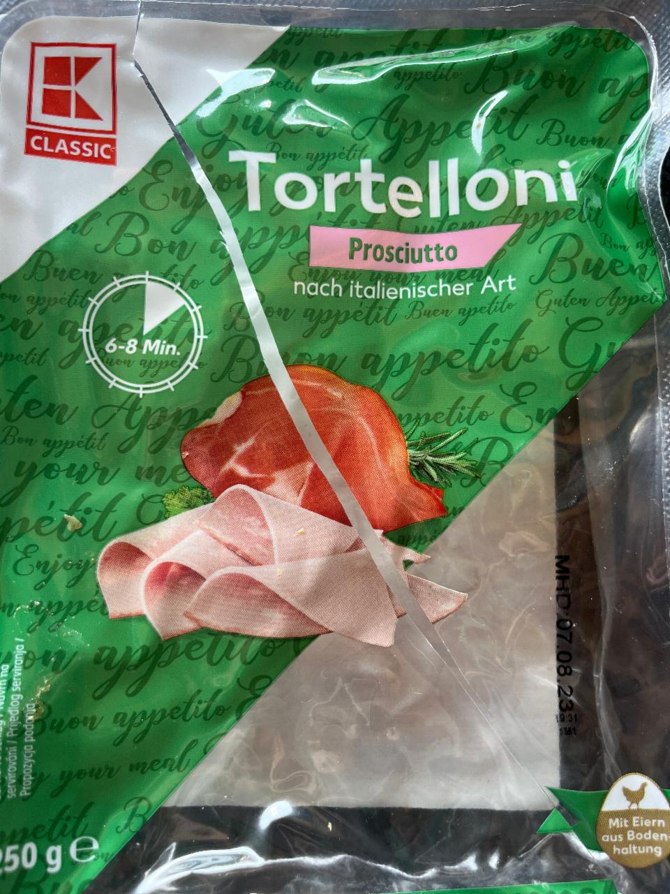 Fotografie - Tortelloni Prosciutto K-Classic