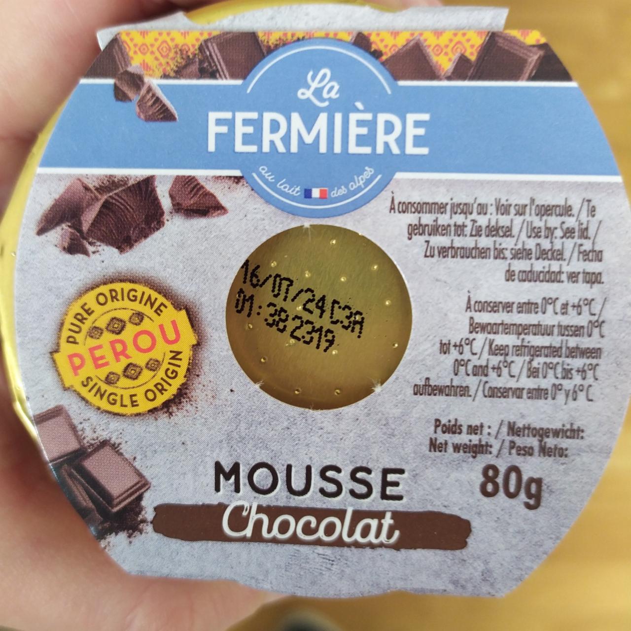 Fotografie - Mousse Chocolat La Fermiére