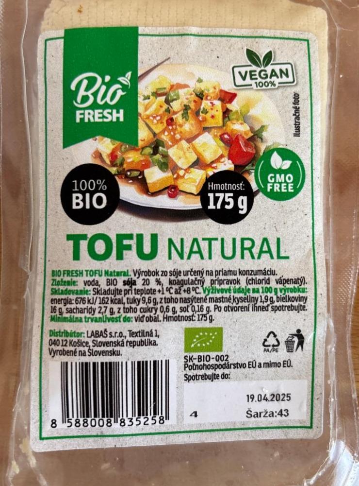 Fotografie - Tofu Natural Bio Fresh