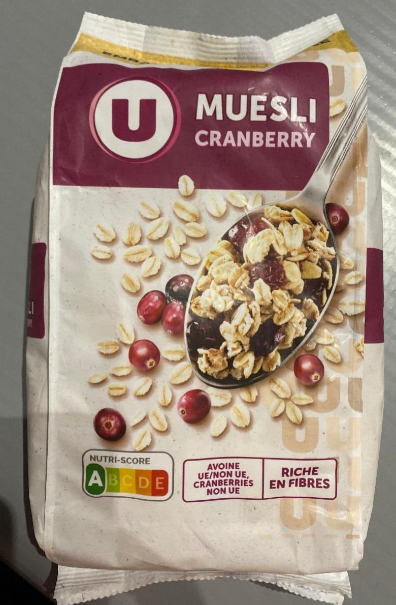 Fotografie - Muesli Cranberry U