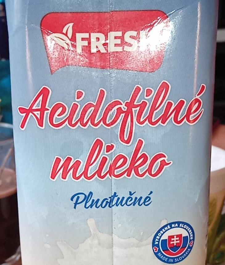 Fotografie - Acidofilné mlieko Plnotučné Fresh