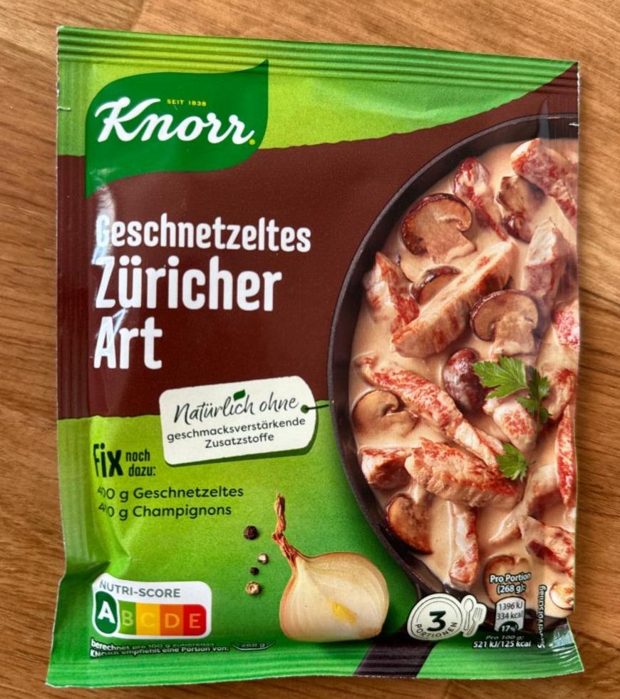 Fotografie - Geschnetzeltes Züricher Art Knorr