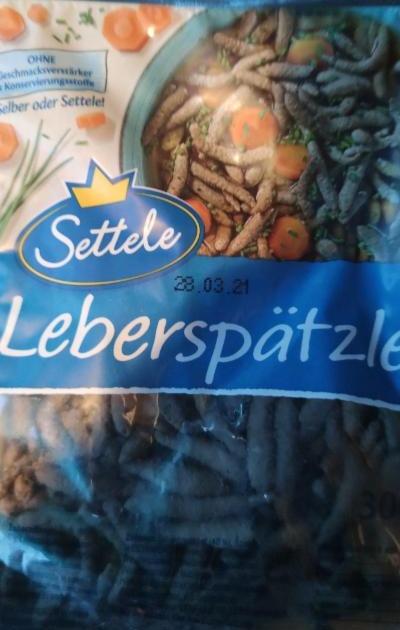 Fotografie - Leberspätzle Settele