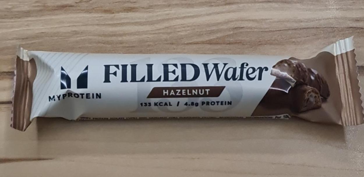 Fotografie - Filled Wafer Hazelnut Myprotein