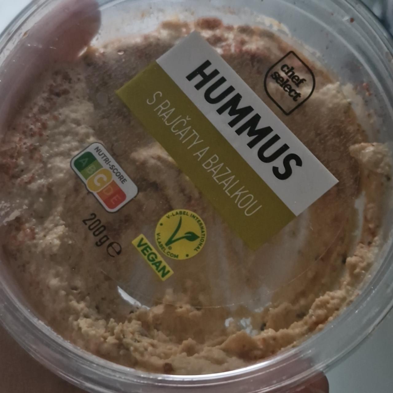 Fotografie - Hummus s rajčaty a bazalkou chef select