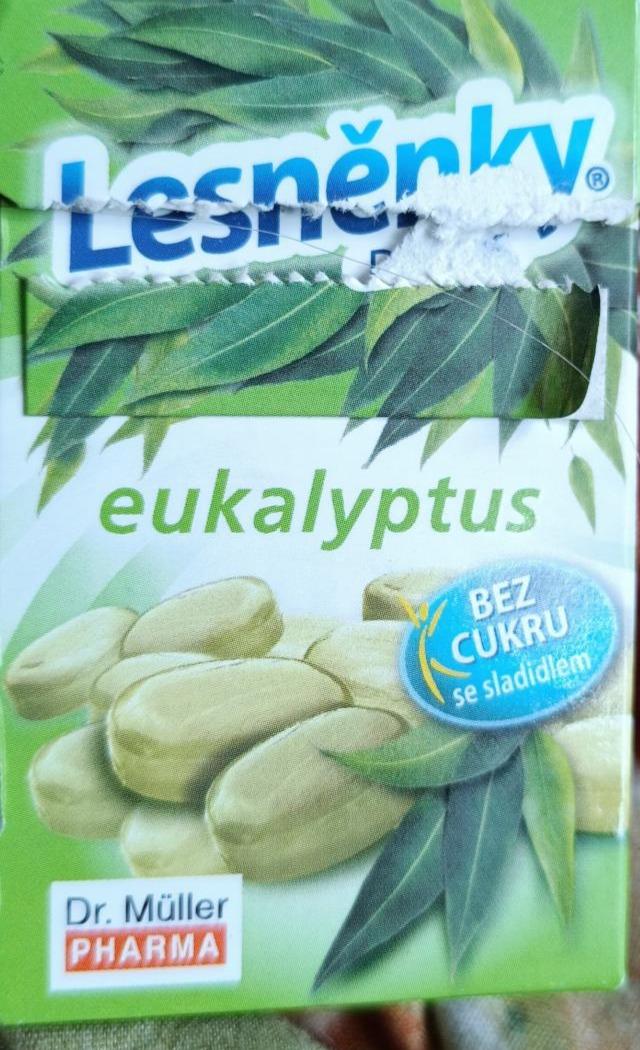 Fotografie - Lesněnky eukalyptus drops Dr.Müller PHARMA