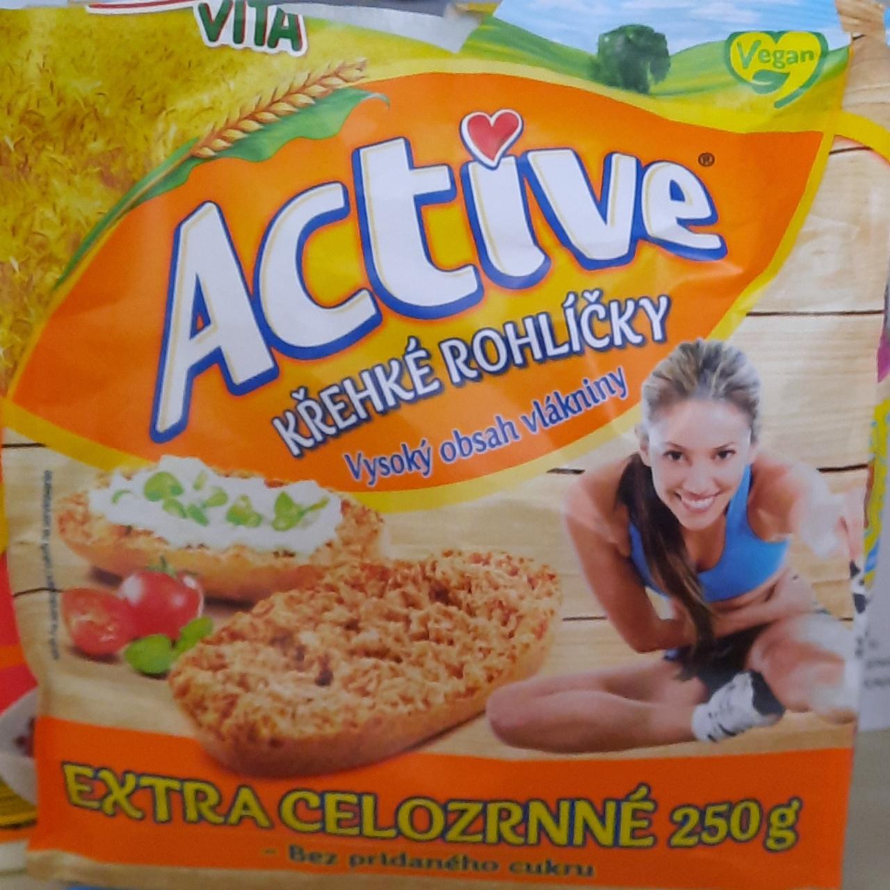 Fotografie - Active Křehké Rohlíčky Extra Celozrnné BonaVita