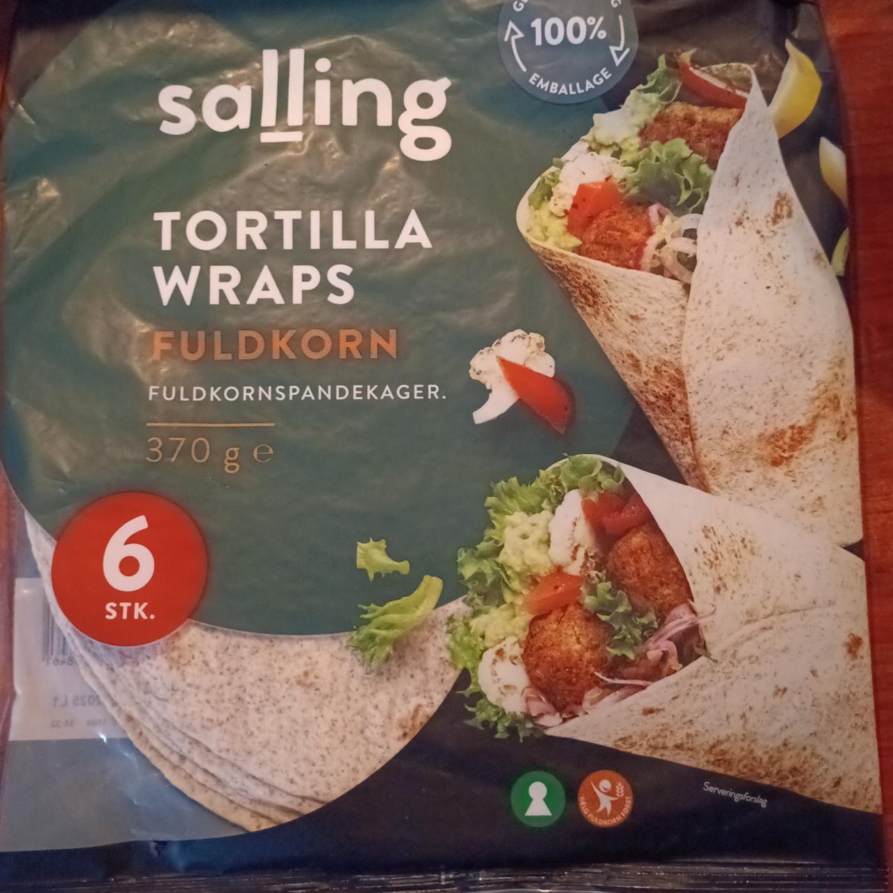 Fotografie - Tortilla Wraps Fuldkorn salling