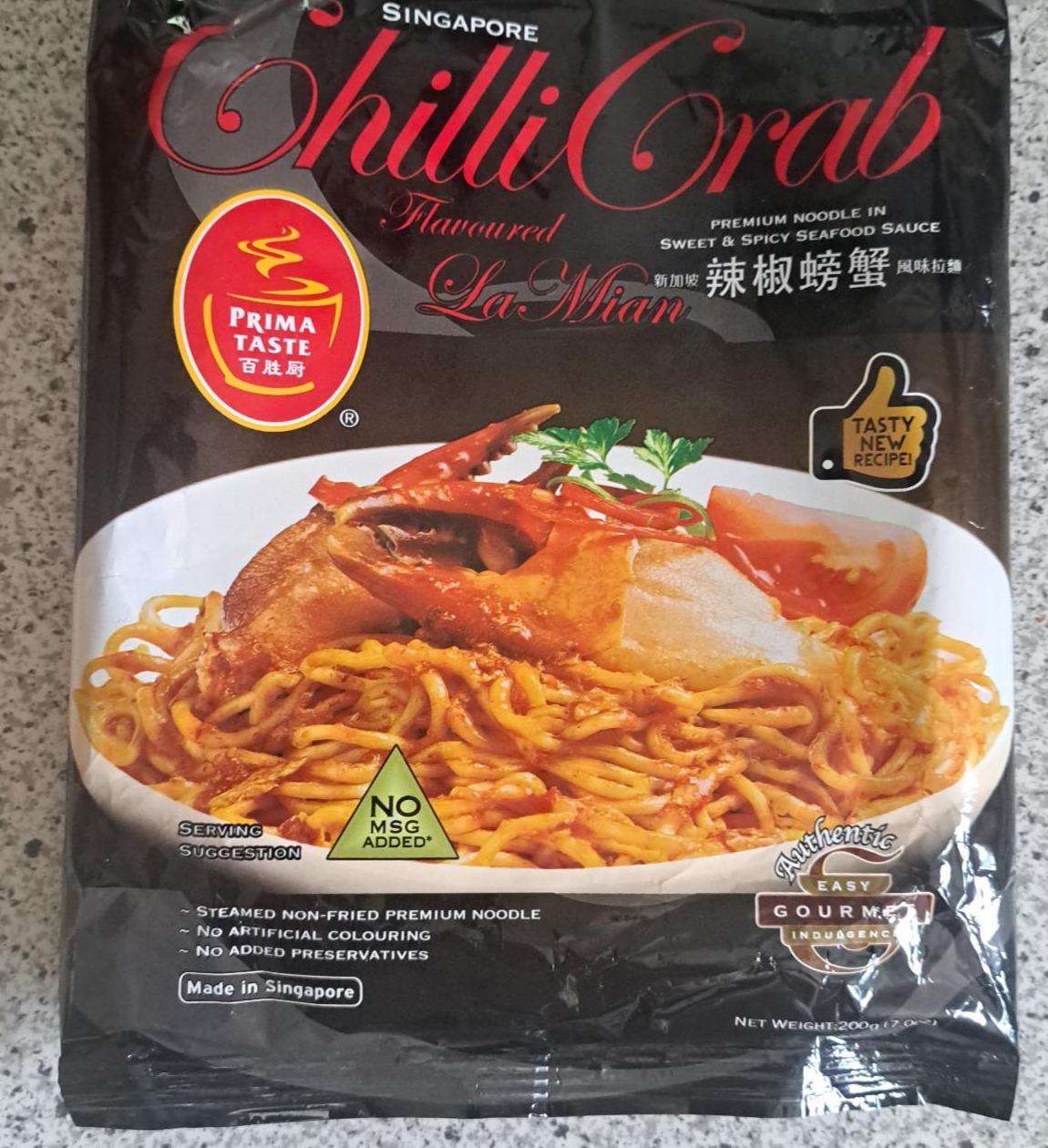 Fotografie - Chilli Crab flavoured La Mian Prima Taste