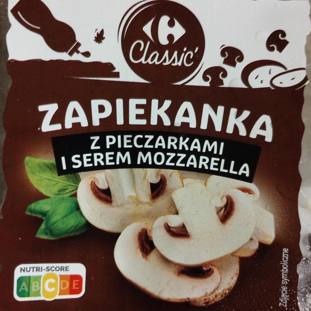 Fotografie - Zapiekanka z pieczarkami i serem mozzarella Carrefour Classic