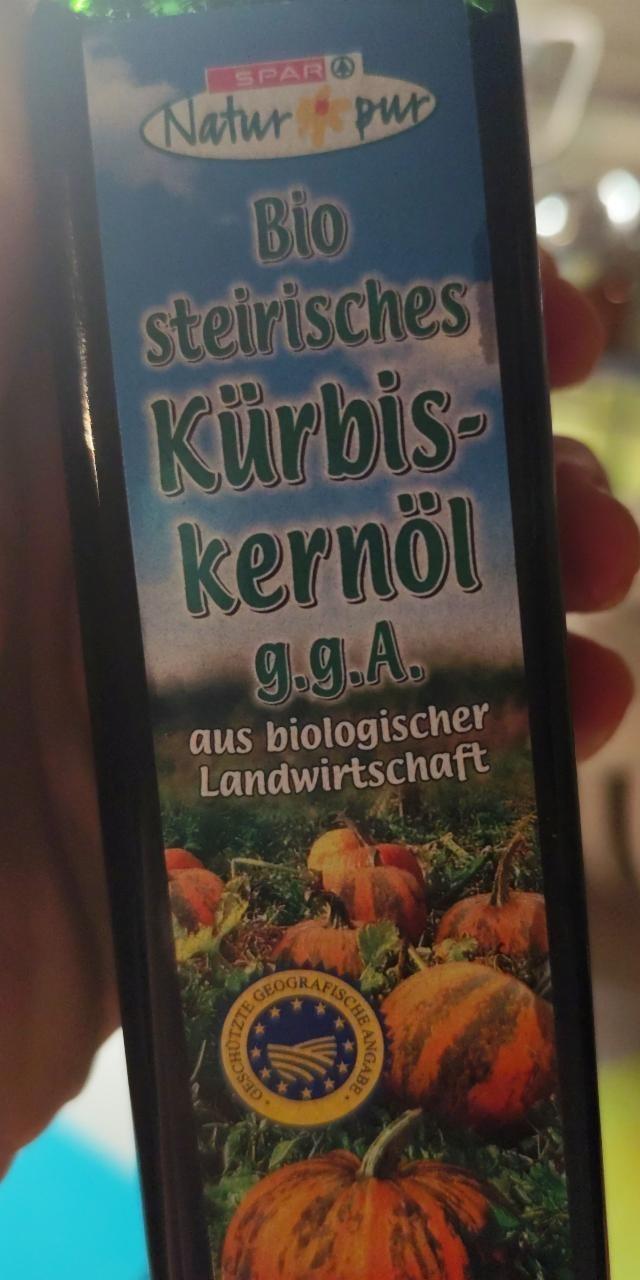 Fotografie - Bio steirisches Kürbis-kernöl Spar Natur pur