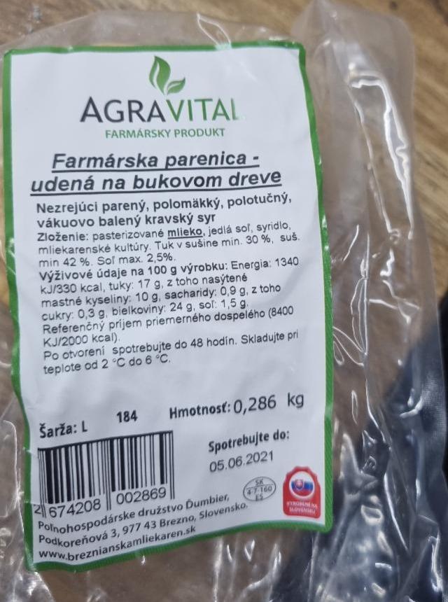 Fotografie - Farmárska parenica údená Agravital