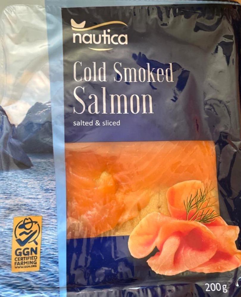 Fotografie - Cold smoked salmon salted & sliced Nautica