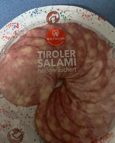 Fotografie - Tiroler Salami heißgeräuchert Wiltmann