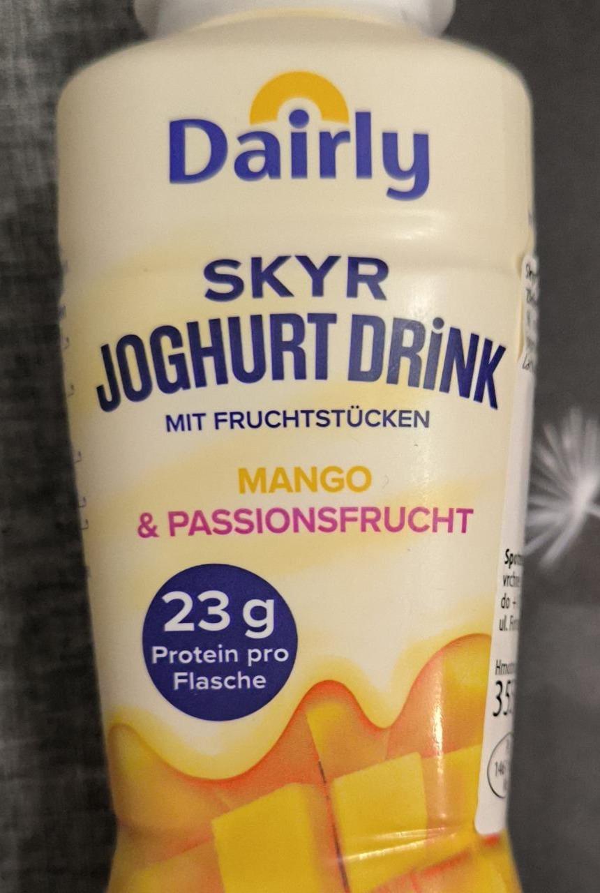 Fotografie - Skyr Joghurt Drink Mango & Passionsfrucht Dairly