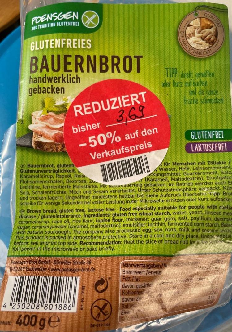 Fotografie - Glutenfreies Bauernbrot Poensgen