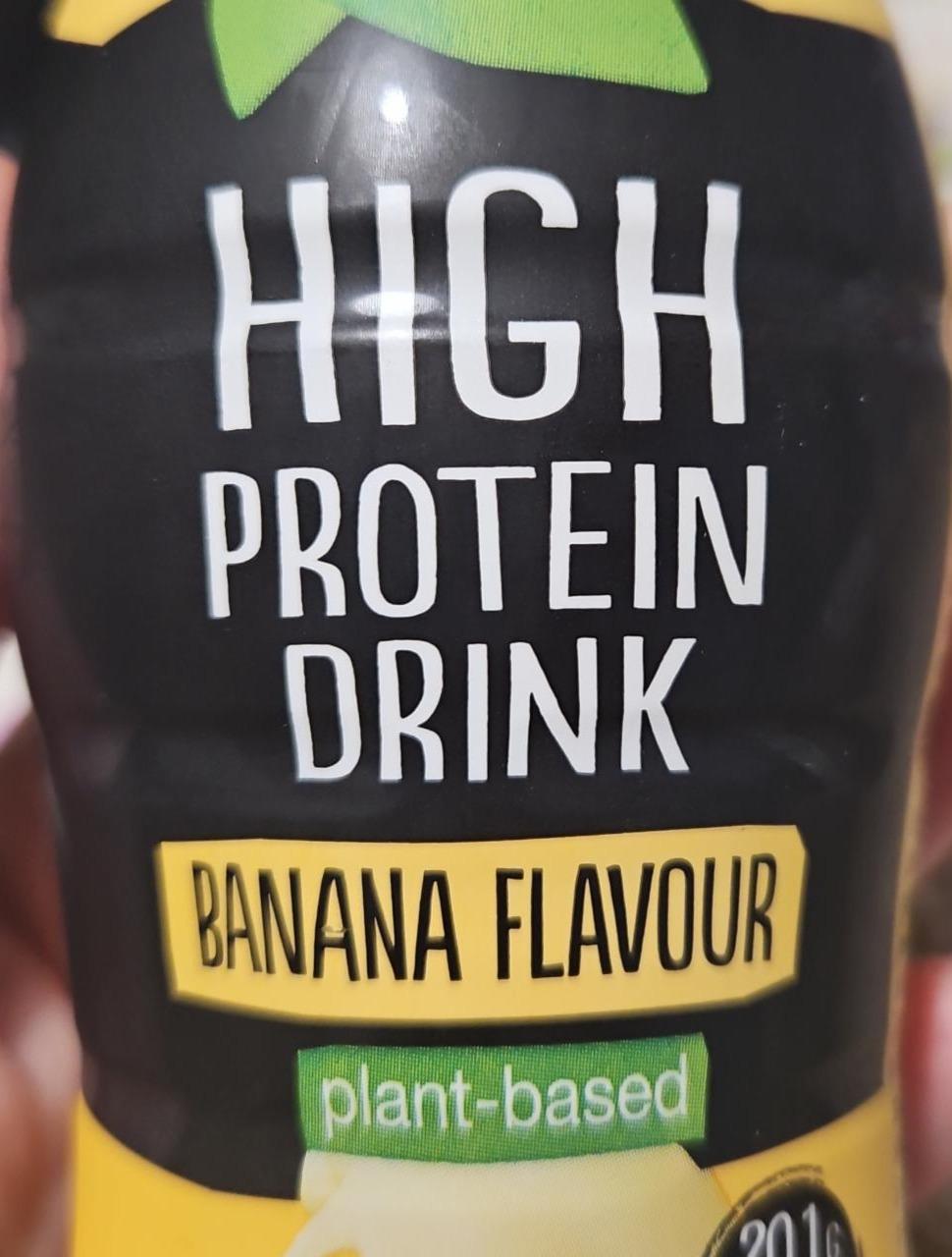 Fotografie - High protein drink banana flavour plant-based Vemondo