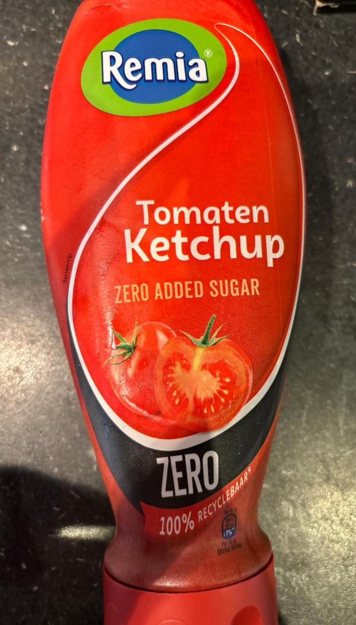 Fotografie - Tomaten Ketchup zero added sugar Remia