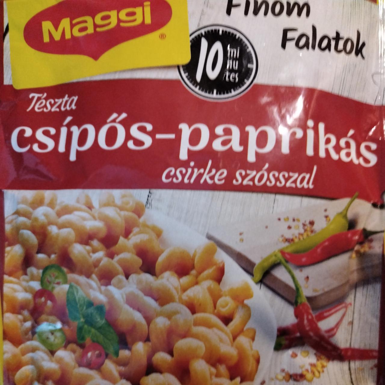 Fotografie - Tészta csípős-paprikás csirke szósszal Maggi