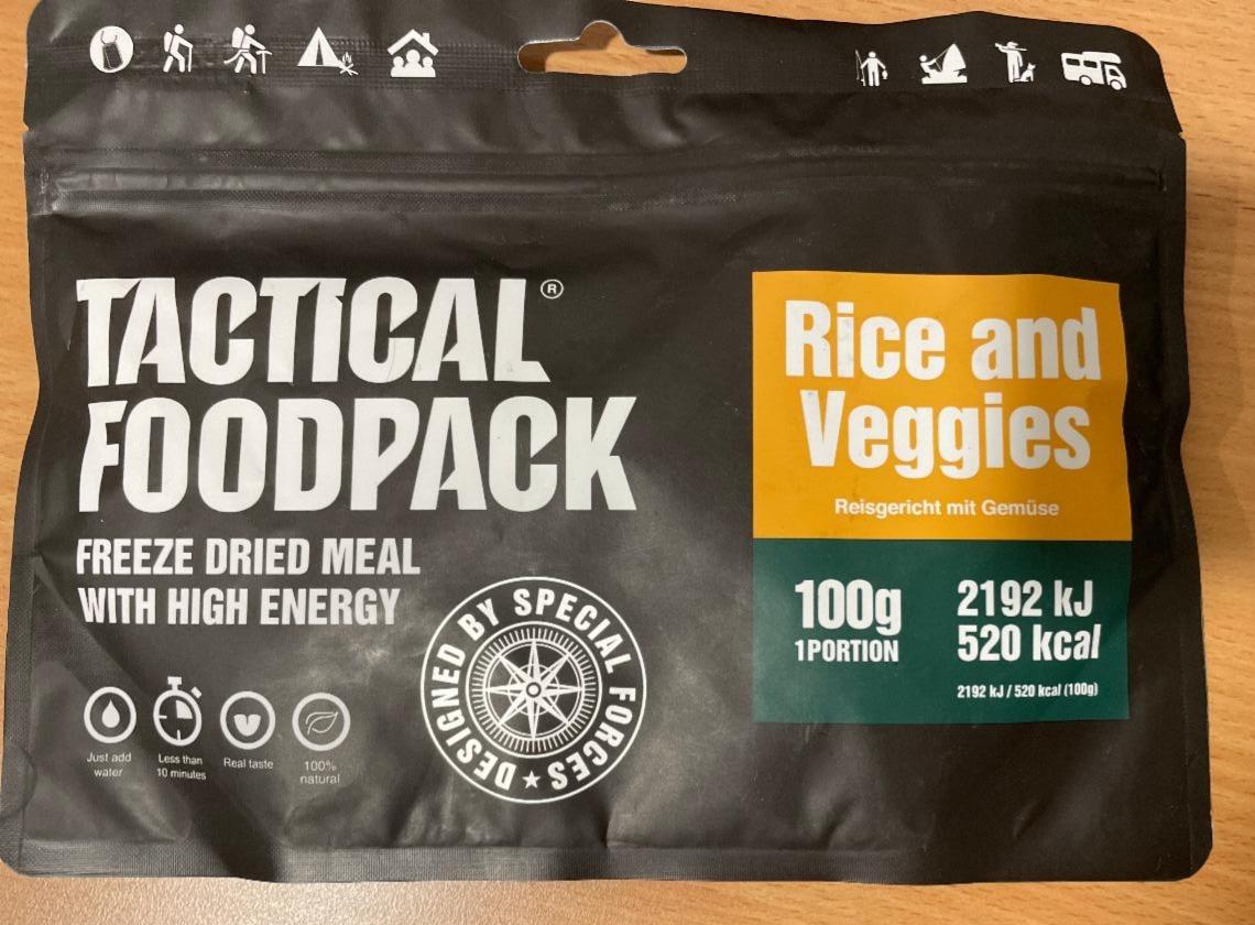 Fotografie - Rice and Veggies Tactical Foodpack