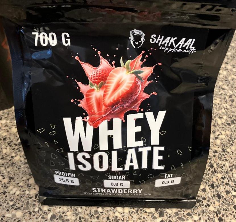 Fotografie - Whey Isolate Strawberry Shakaal