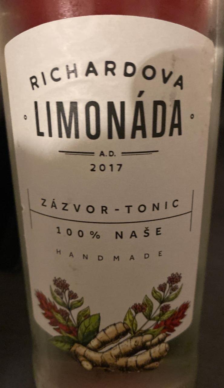 Fotografie - Richardova limonáda zázvor-tonic 100% Ekoprodukt